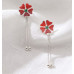 Floral Grace Tassel Earrings