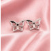 Ruby Bloom Dangle Stud Earrings