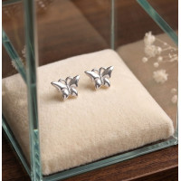 Cute Purple Alien Character Stud Earrings