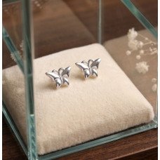 Cute Purple Alien Character Stud Earrings
