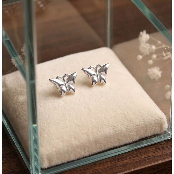 Cute Purple Alien Character Stud Earrings