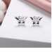 Cute Purple Alien Character Stud Earrings