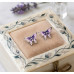 Lavender Flutter Stud Earrings