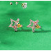 Amethyst Bloom Butterfly Studs
