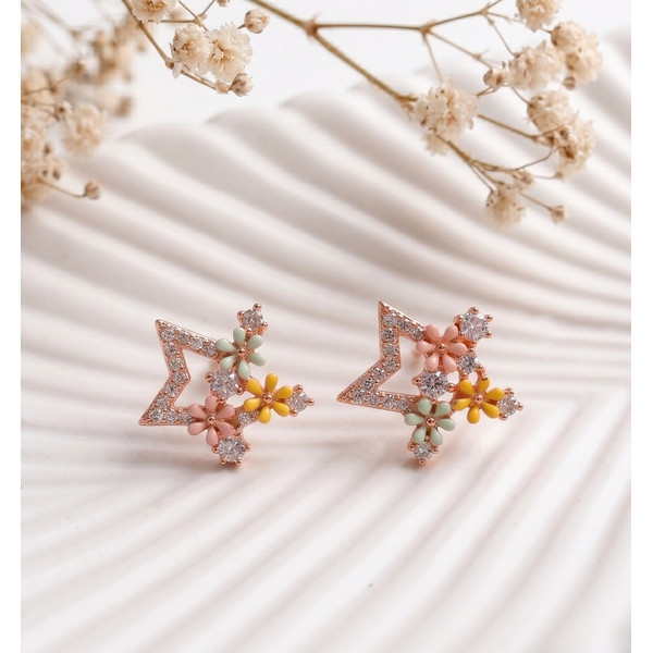Lilac Whisper Butterfly Earrings