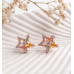 Amethyst Bloom Butterfly Studs