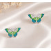 Enchanted Lavender Butterfly Studs