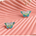 Enchanted Lavender Butterfly Studs