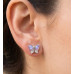 Dreamy Lilac Butterfly Studs