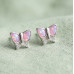 Dreamy Lilac Butterfly Studs