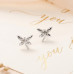 Ethereal Wing Knot Studs