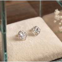 Heavenly Flight Silver Earrings