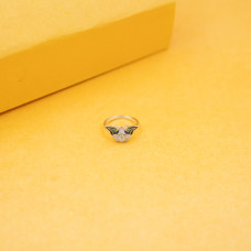 Bee Charm Silver Ring