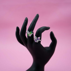 Charming Butterfly Duo Ring
