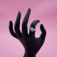 Flower Glow Adjustable Ring