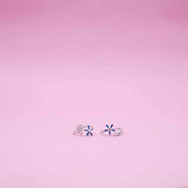 Stellar Bloom Adjustable Ring