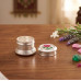 Royal Feather Keepsake Container