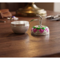 Silver Blossom Apple Box