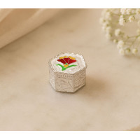 Silver Bloom Keepsake Box