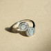 Twin Halo Crystal Ring