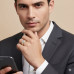 Men’s Two-Tone Round Stone Ring