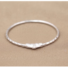 Tiny Charm Silver Baby Bracelet