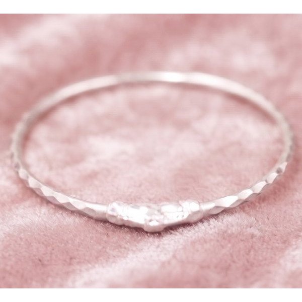 Tiny Tinkle Silver Baby Bracelet Pair
