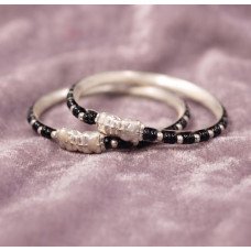 Silver Ghungroo Baby Nazariya Bracelet Set