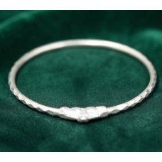 Elegant Twin Knot Open Bangle