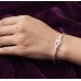 Blossom Twist Silver Baby Kada