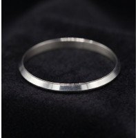 Timeless Plain Silver Wedding Band