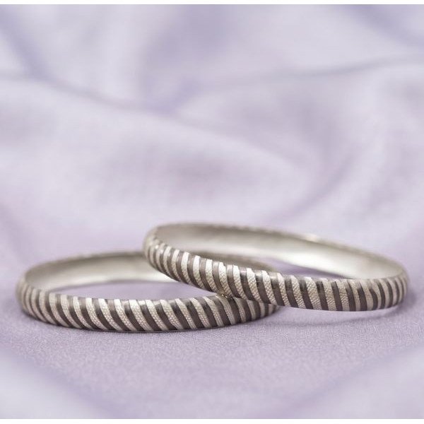 Tiny Charm Silver Ghungroo Bangles