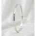 Elegant Flat Silver Kada