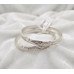 Tiny Knot Silver Baby Bangles