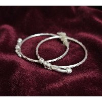 Tiny Treasure Silver Bangles