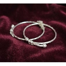 Tiny Treasure Silver Bangles