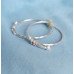 Crystal Facet Silver Bracelet
