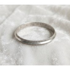 Radiant Edge Silver Bangle Radiant Edge Silver Bangle