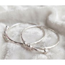 Pure Shine Silver Baby Bangle
