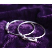 Classic Twist Silver Baby Kada