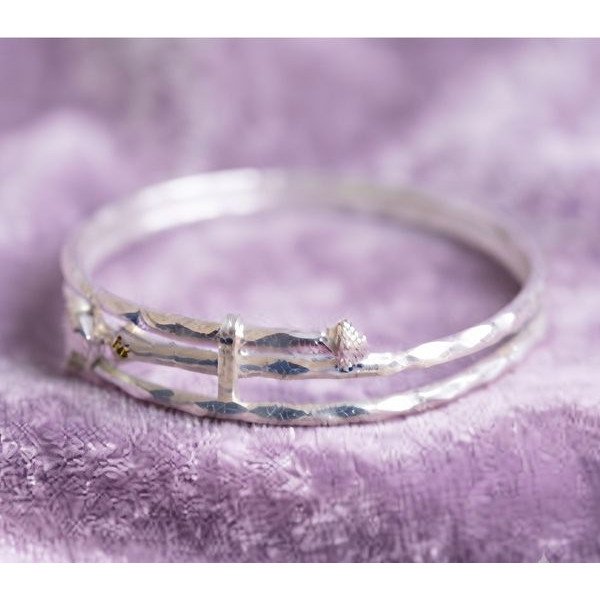 Twinkle Bell Silver Baby Bangles