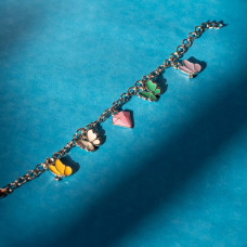 Colorful Butterfly Charm Bracelet