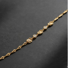 Golden Heartstone Bracelet