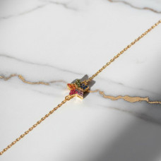 Rainbow Sparkle Star Bracelet