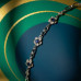 Silver Bracelet with Sapphire