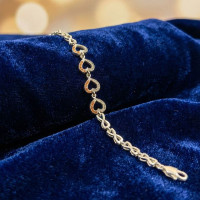 Eternal Hearts Silver Bracelet