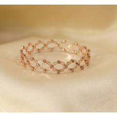Rose Gold Infinity Link Bracelet