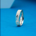 Graceful Etched Men’s Ring
