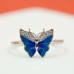 Blue Butterfly Ring