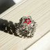 Royal Crown Filigree Silver Ring
